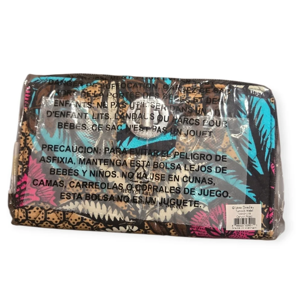 Vera Bradley Turn Lock Wallet - Picture 5 of 6